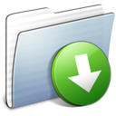 Graphite Stripped Folder DropBox Icon 128x128 png